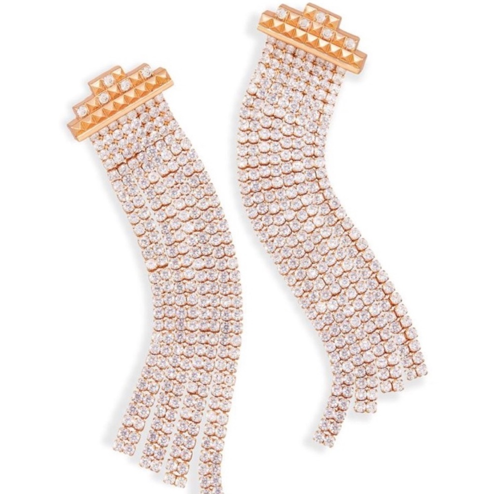 NWT Kendra Scott Olympia Earrings in Rose Gold